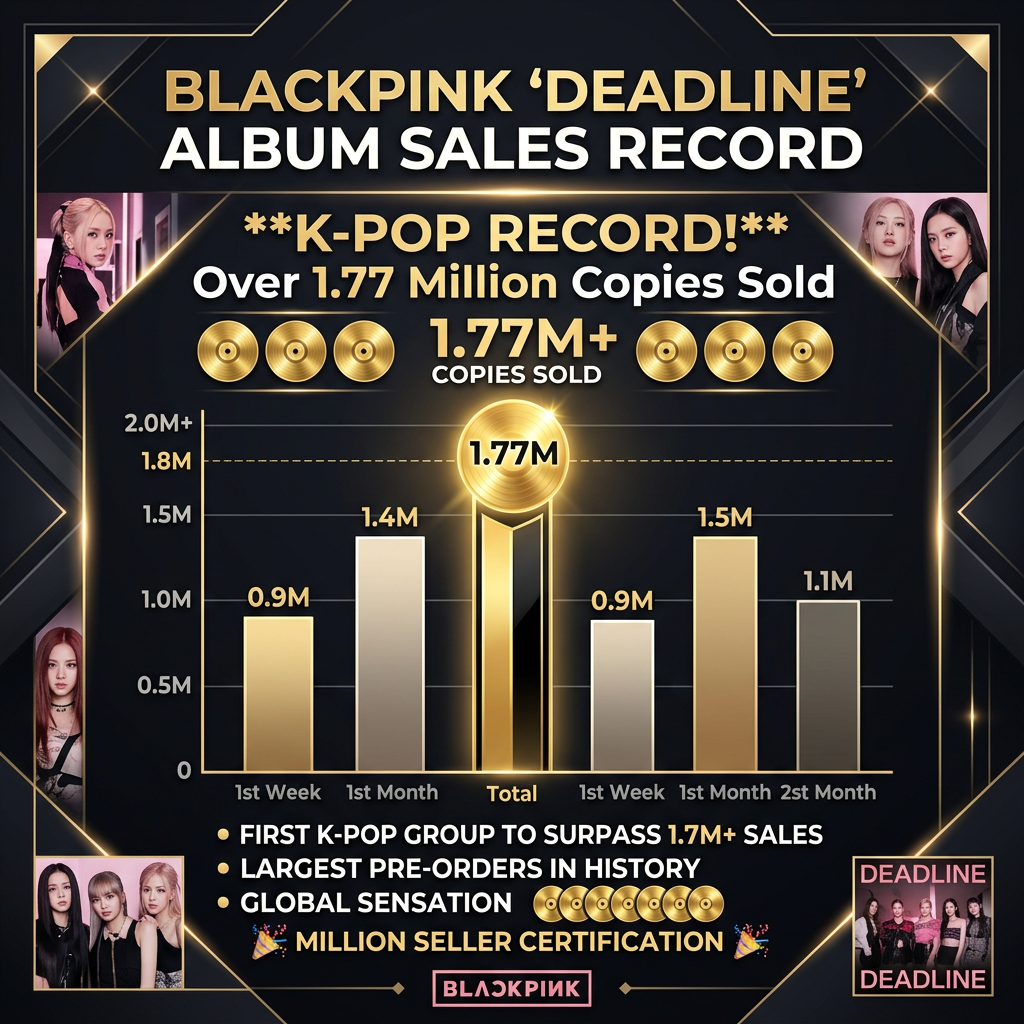 Sales chart graphic visualization showing 1.77 million copies record