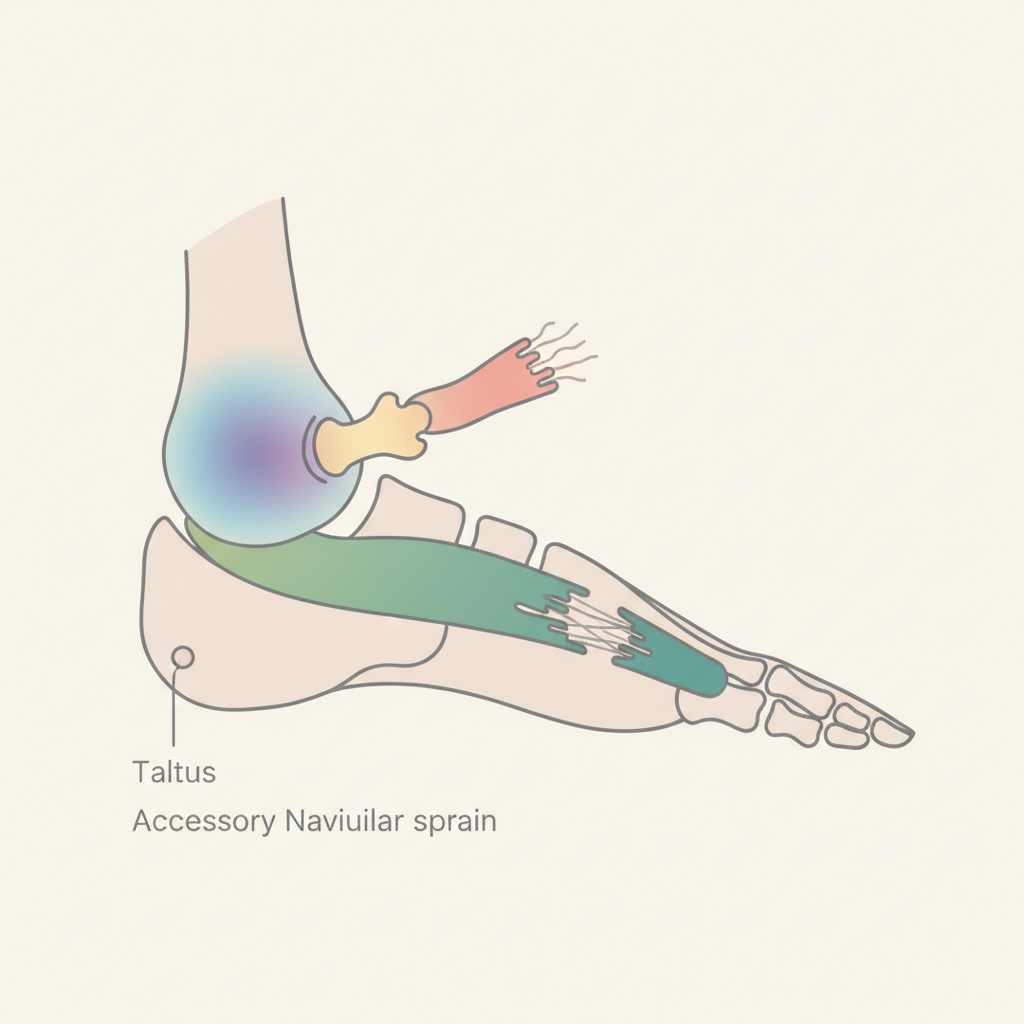 RM ankle injury recovery content image explaining ankle injury with cast