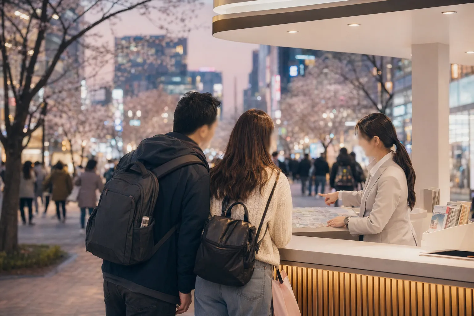 Visitors at a modern Seoul hospitality hub during Seoul Hospitality Week 2026.