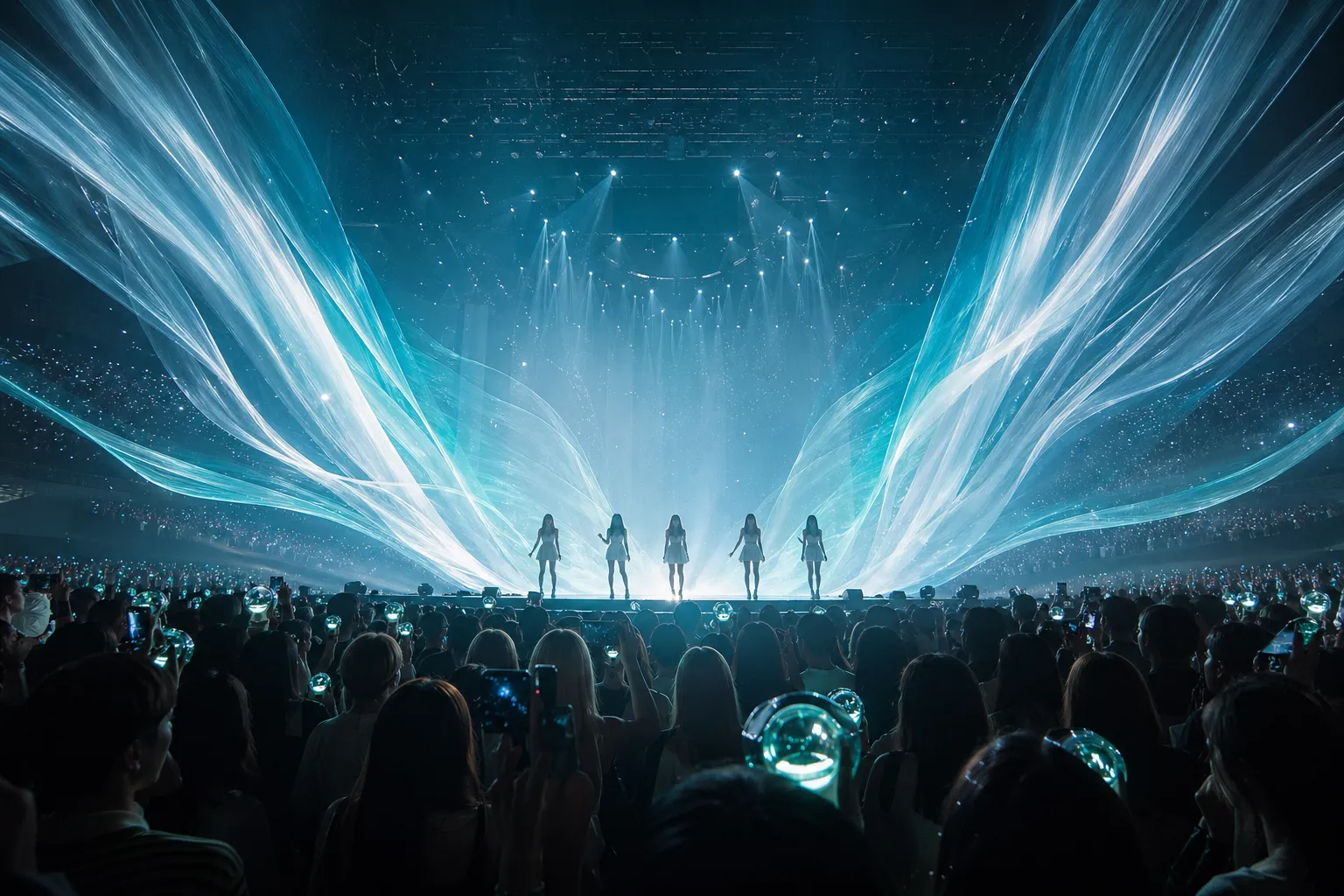 LE SSERAFIM Japan Tour: PUREFLOW Dates, Cities, Tickets, and Fan Lottery Details stage concept