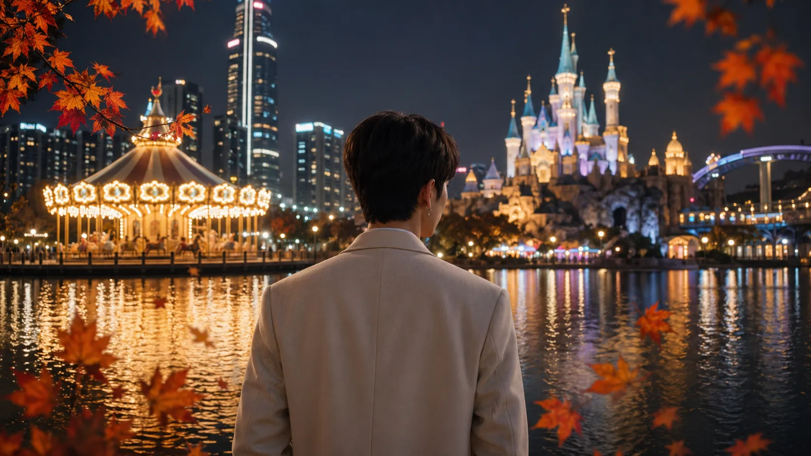 Jin Maple Island BTS Jin Lotte World MapleStory collaboration stage concept