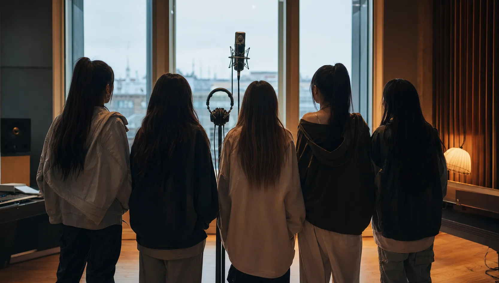 NewJeans Copenhagen Recording ADOR pre-production work stage concept