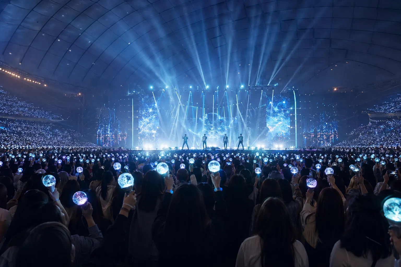 Tokyo Dome Korean Singalong aespa Next Level Supernova stage concept