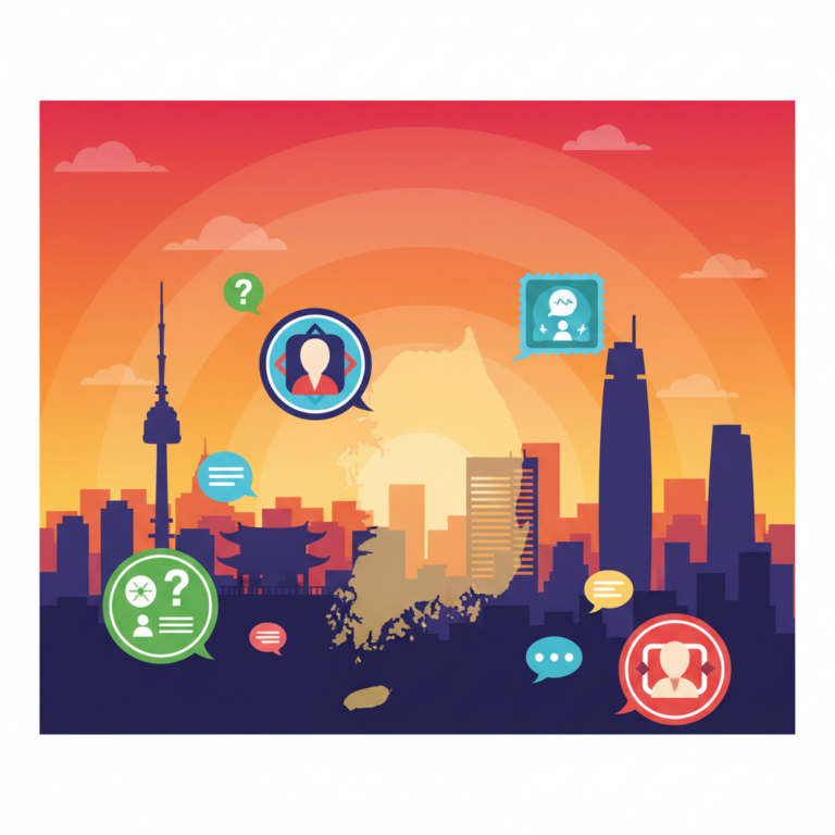 Thumbnail showing Seoul skyline with visa stamp and debate symbols representing the visa‑free pilot policy