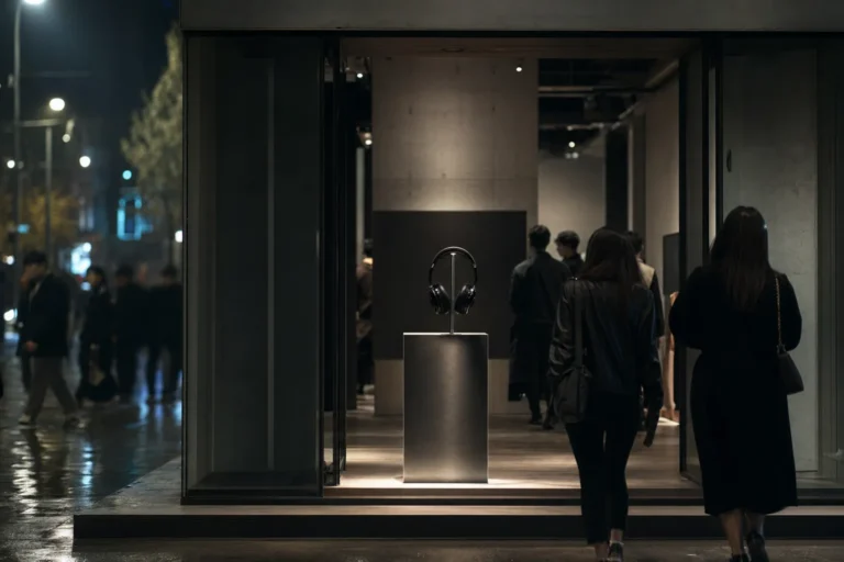 JENNIE Beats Seongsu Popup Guide Onyx Black Solo 4 Launch stage concept