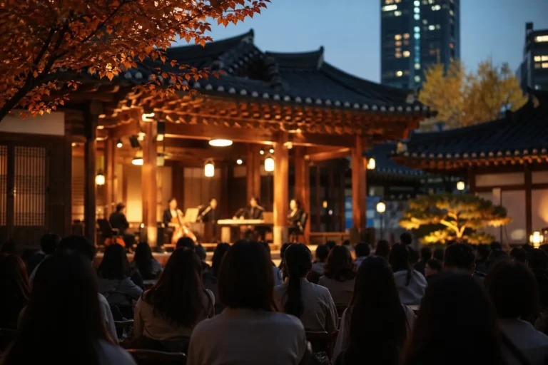 Namsangol Hanok Concert Chwihyang Guide stage concept