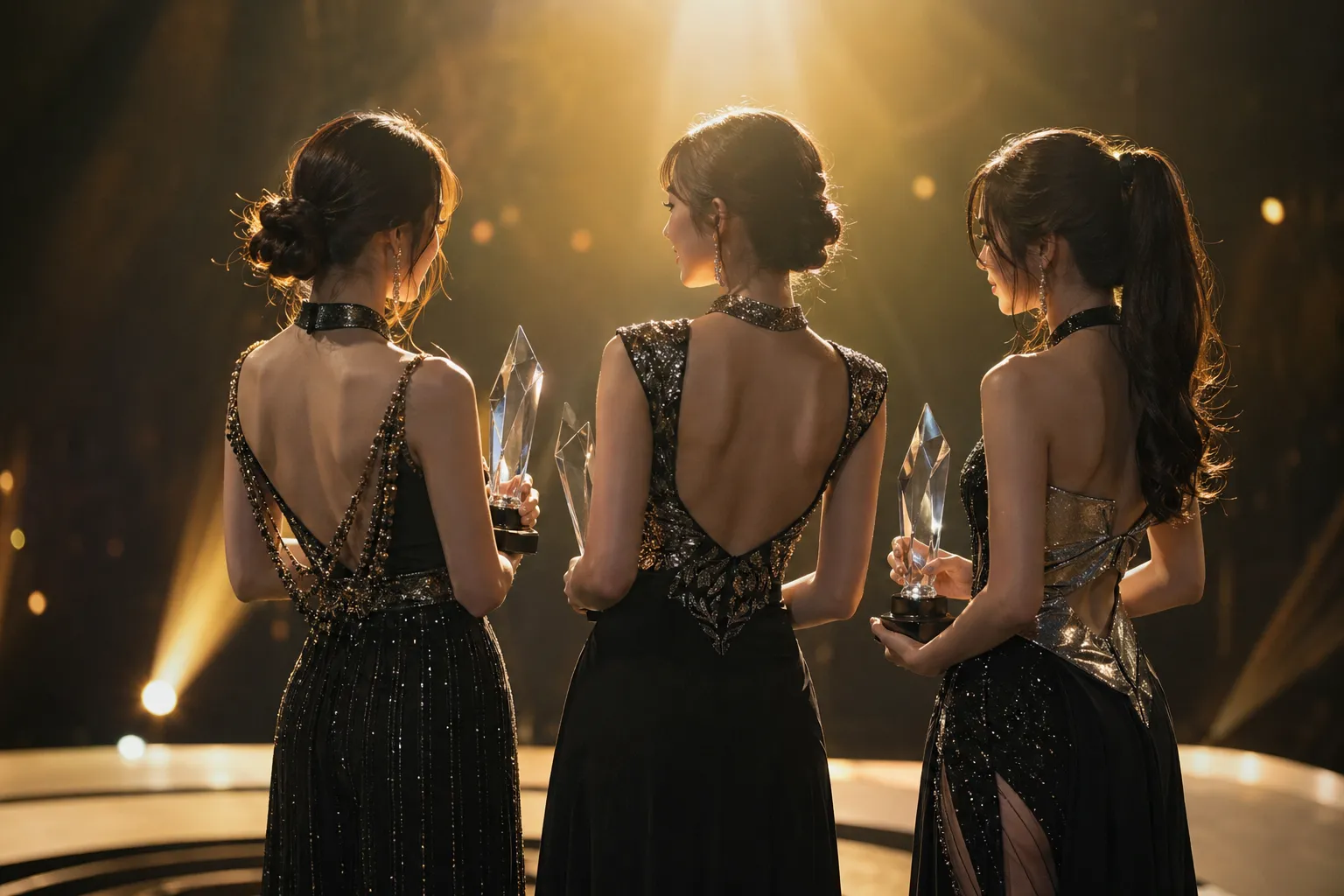 HUNTR/X Women of the Year EJAE Audrey Nuna REI AMI 2026 Billboard honor stage concept