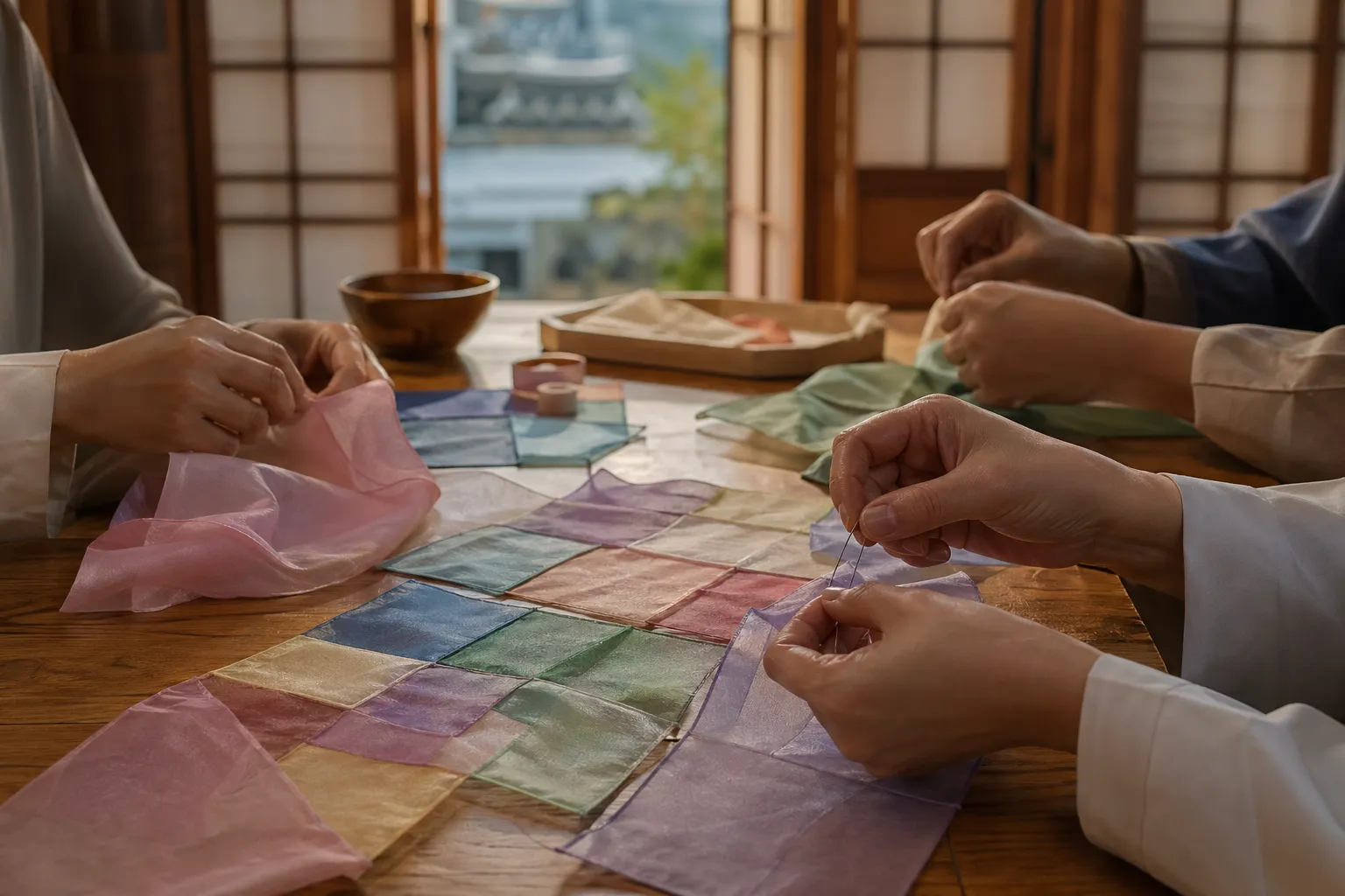 Namsangol Bojagi Experience Guide 2026 Bojagi Workshops at A Time for Artists event concept