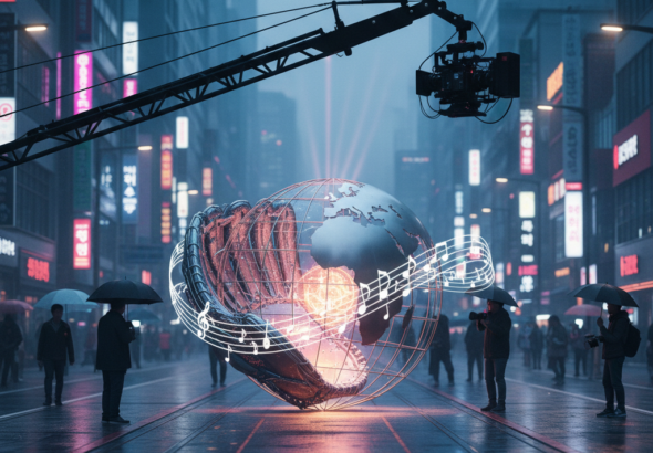 Thumbnail overview of BTS 2026 comeback showing music video, global Arirang release, and MLB partnership silhouettes on a Seoul street