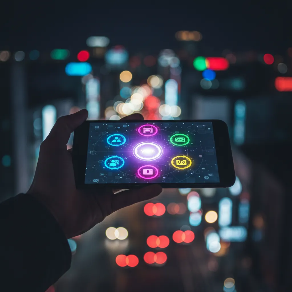 Fan's hand voting on a smartphone for aespa's Best Female K‑Pop Artist nomination