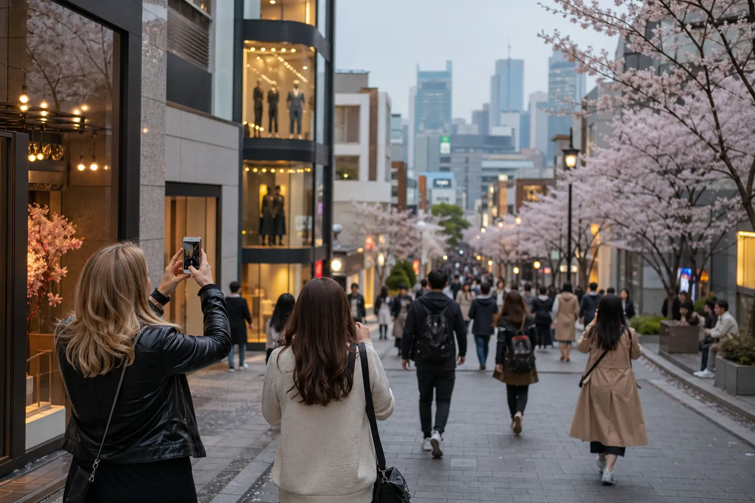 International tourists explore Seoul amid rising K-culture travel demand.