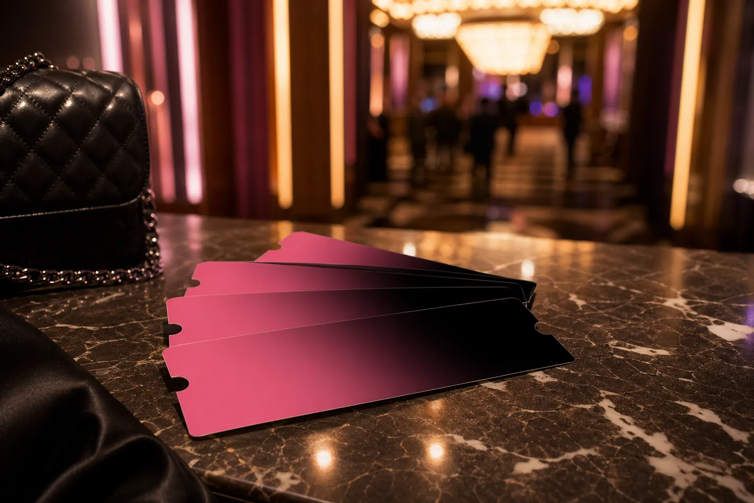 BLACKPINK 2026 illustrative image of fast-selling Las Vegas residency tickets in a black and pink K-pop inspired style