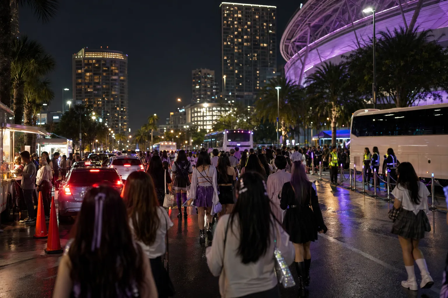 BTS 탬파 경제효과 Raymond James Stadium fan activity tourism concept