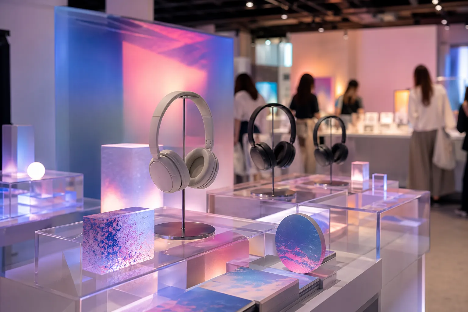 아일릿 하이브 용산 팝업 Seoul music release listening zone concept