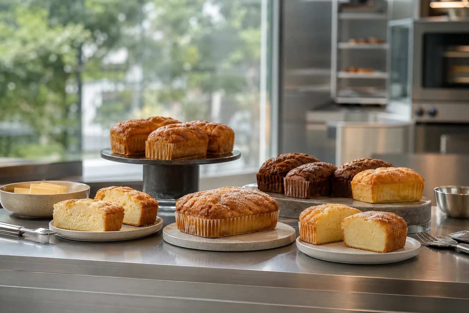 Emart24 butter tteok bread lineup at Seongsu Dessert Lab Seoul Forest