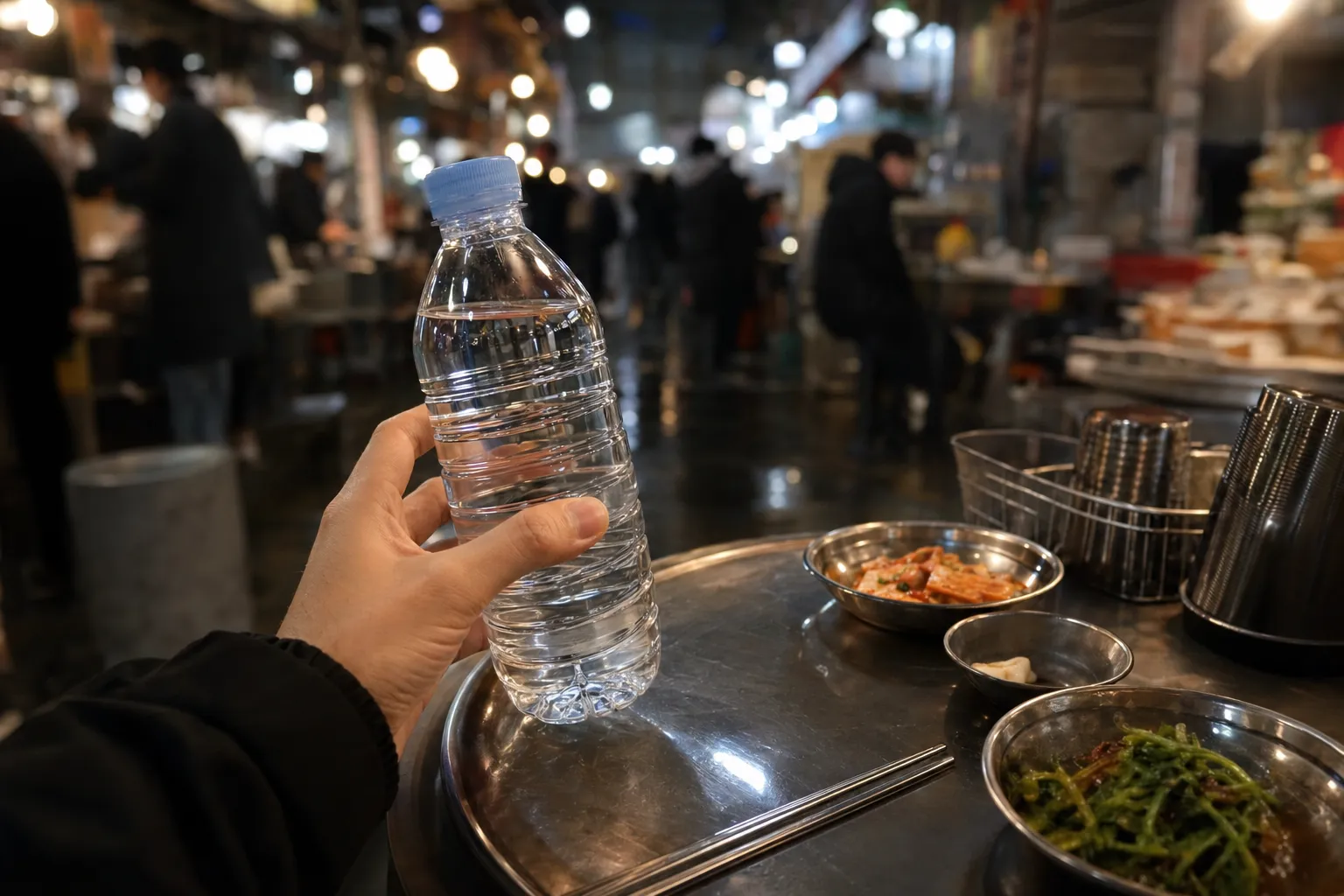 광장시장 생수 2000원 visitor information Seoul market