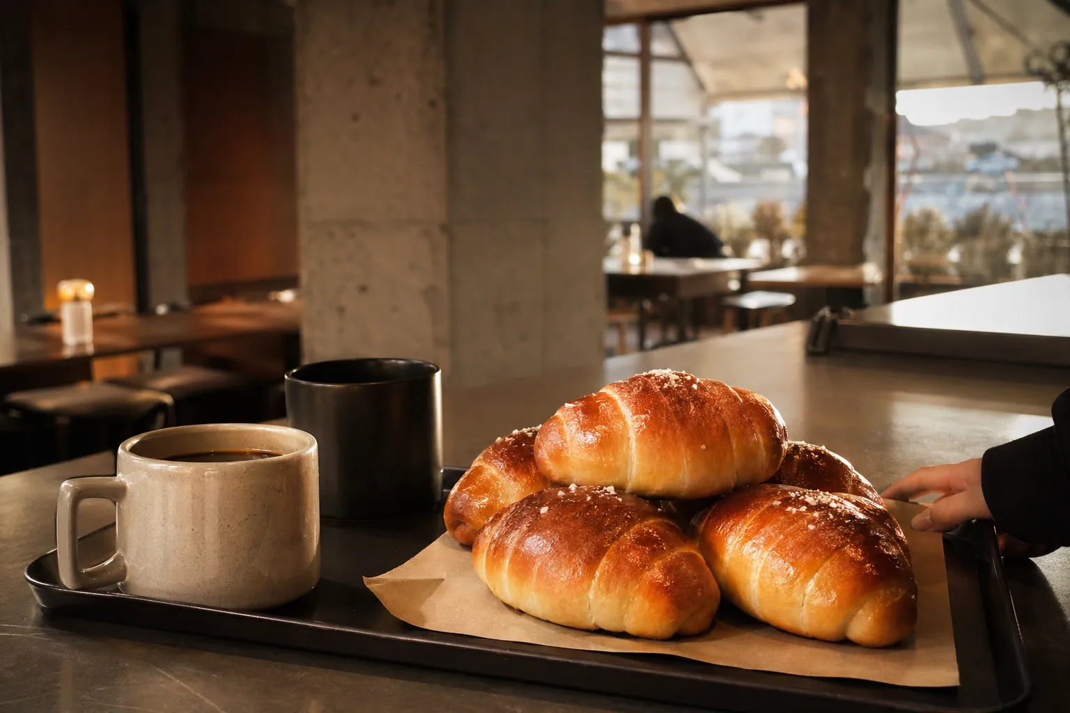 Haus Bakery Service Salt Bread Seoul cafe atmosphere