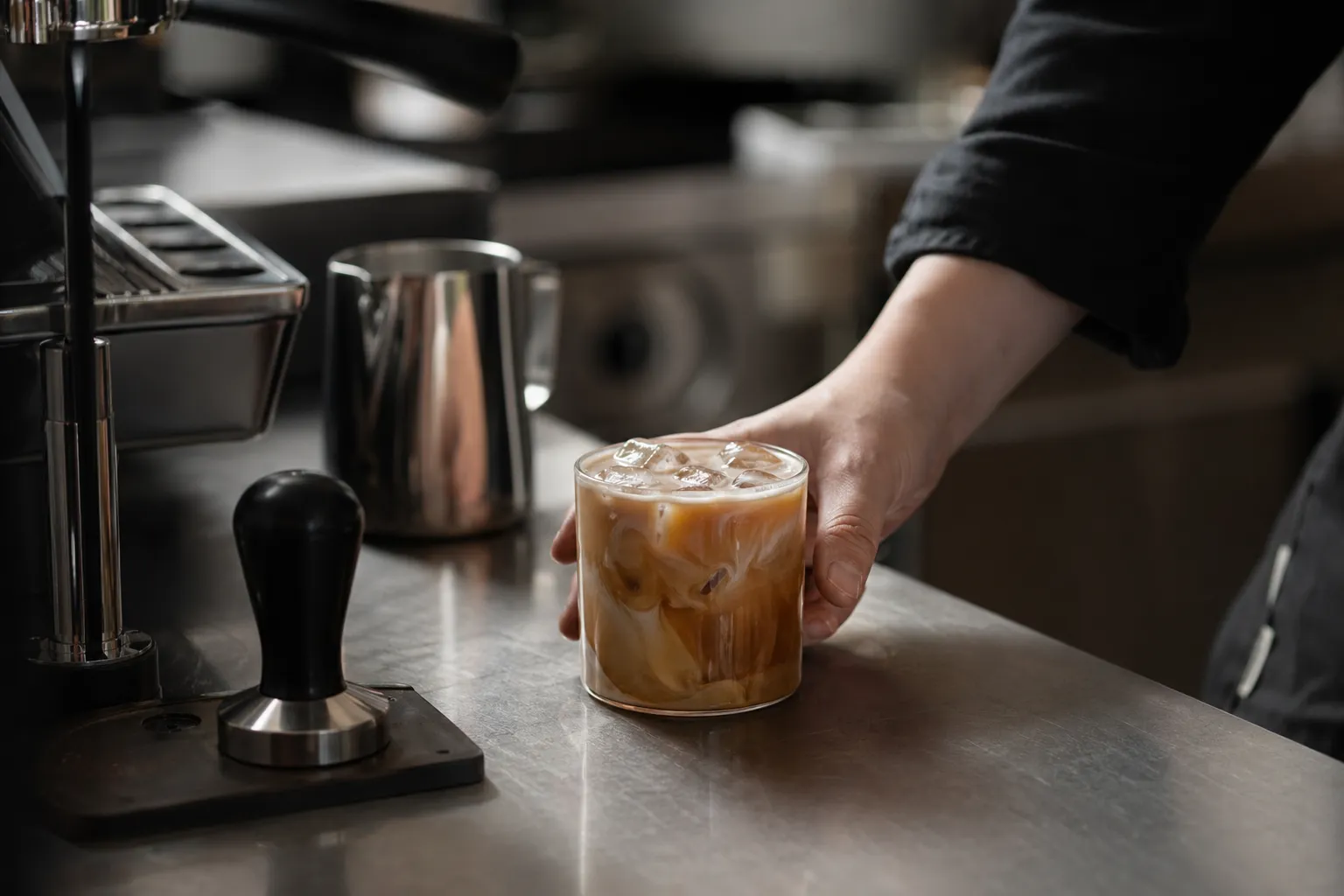 Manufact Coffee Yeonhui iced flat white recipe cues