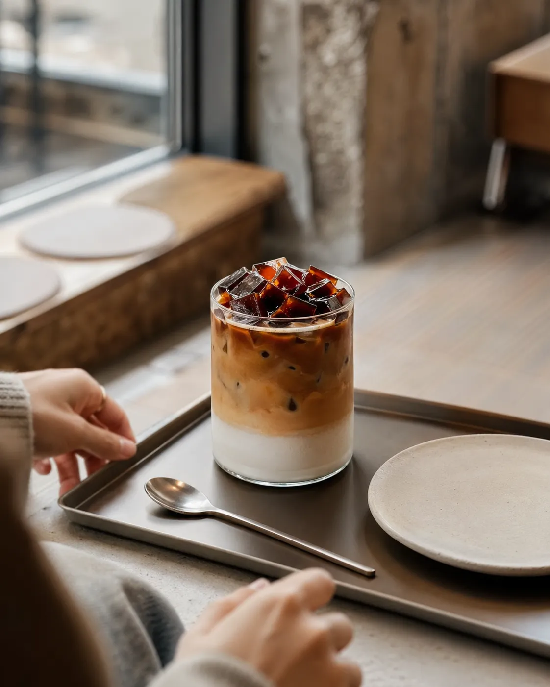 Seongsu Brick Latte review Café Cité coffee jelly