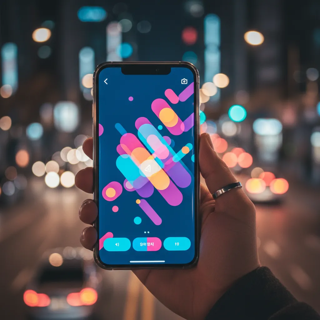 Close-up of a smartphone screen symbolizing the global fan voting process for Produce 101 Japan.