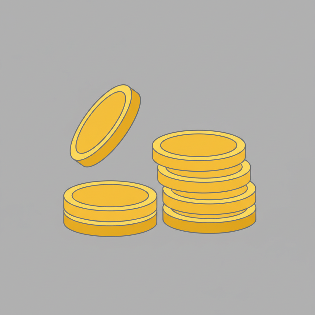Content illustration showing a coin stack with an extra coin symbolizing the bonus fund demand