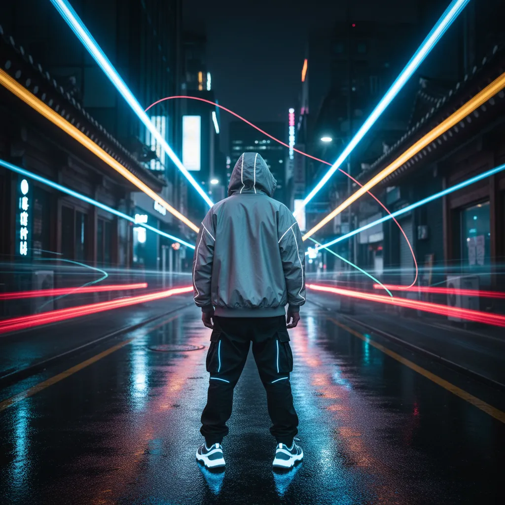 Nighttime Seoul street vibe reflecting modern K‑culture atmosphere