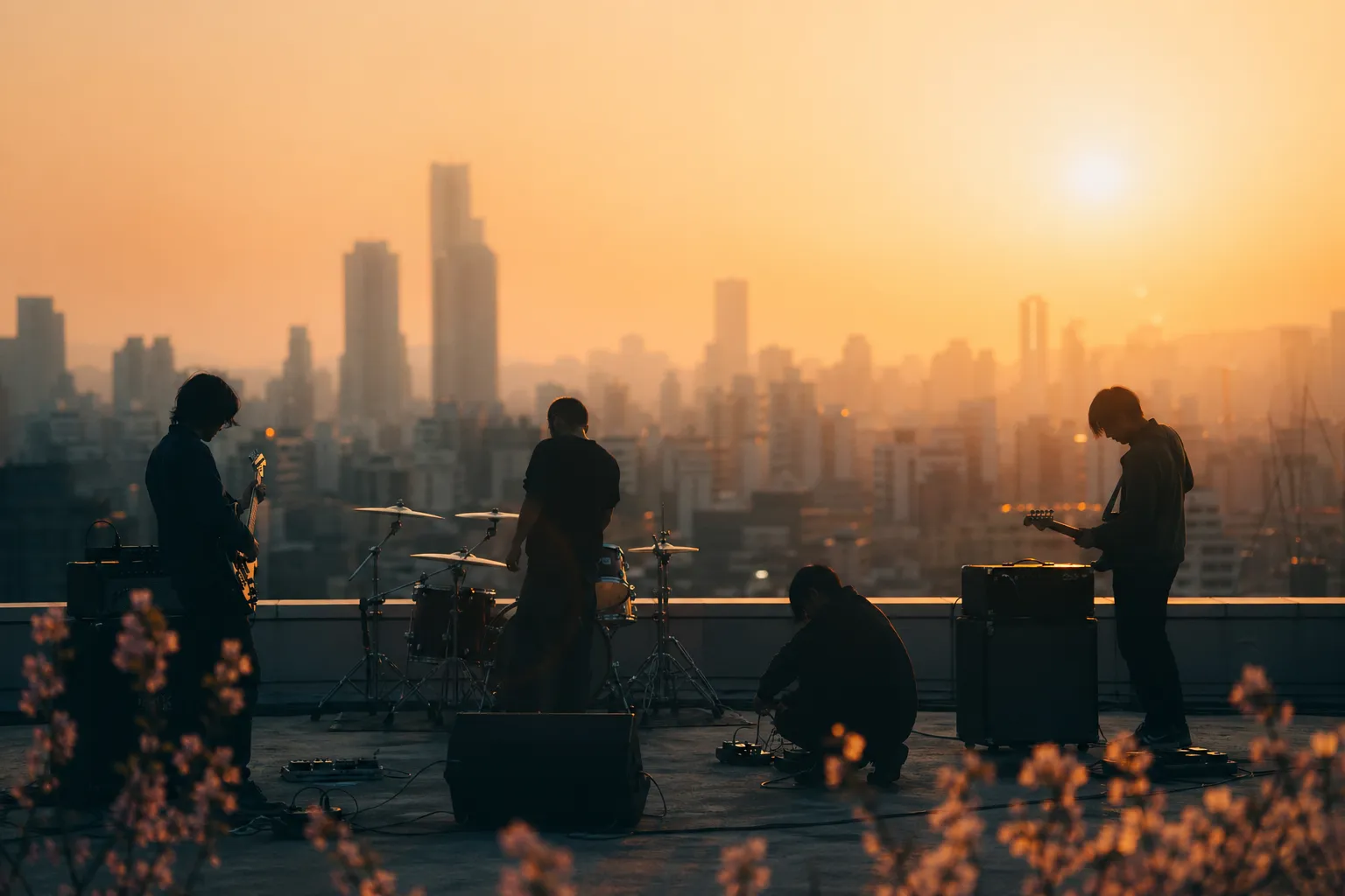 QWER 4월 컴백 concept image evoking a bright new chapter for the band’s fourth mini album CEREMONY