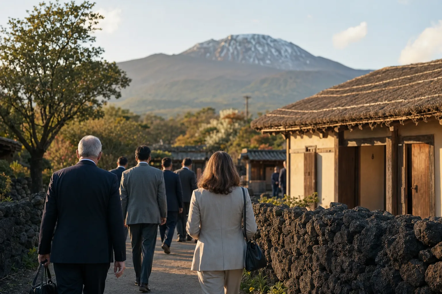 Jeju field visit 17 foreign diplomats KF Korea program concept
