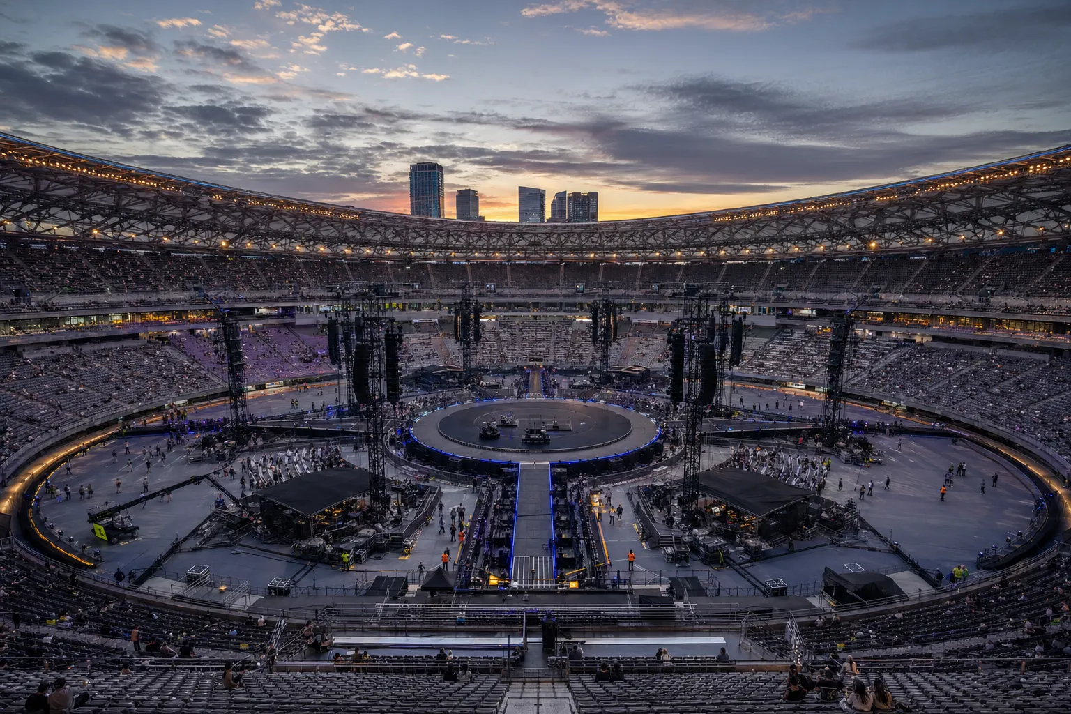 TWICE THIS IS FOR world tour MUFG Stadium 360-degree stage scale-up