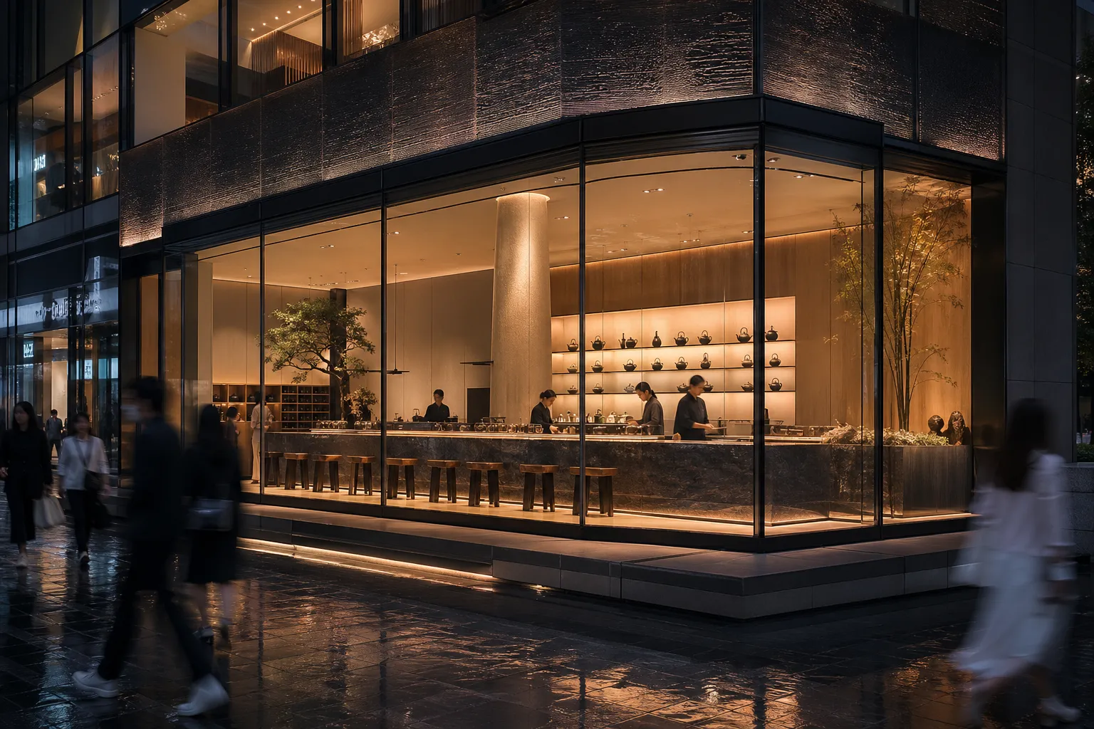 CHAGEE Korea Gangnam flagship store launch concept