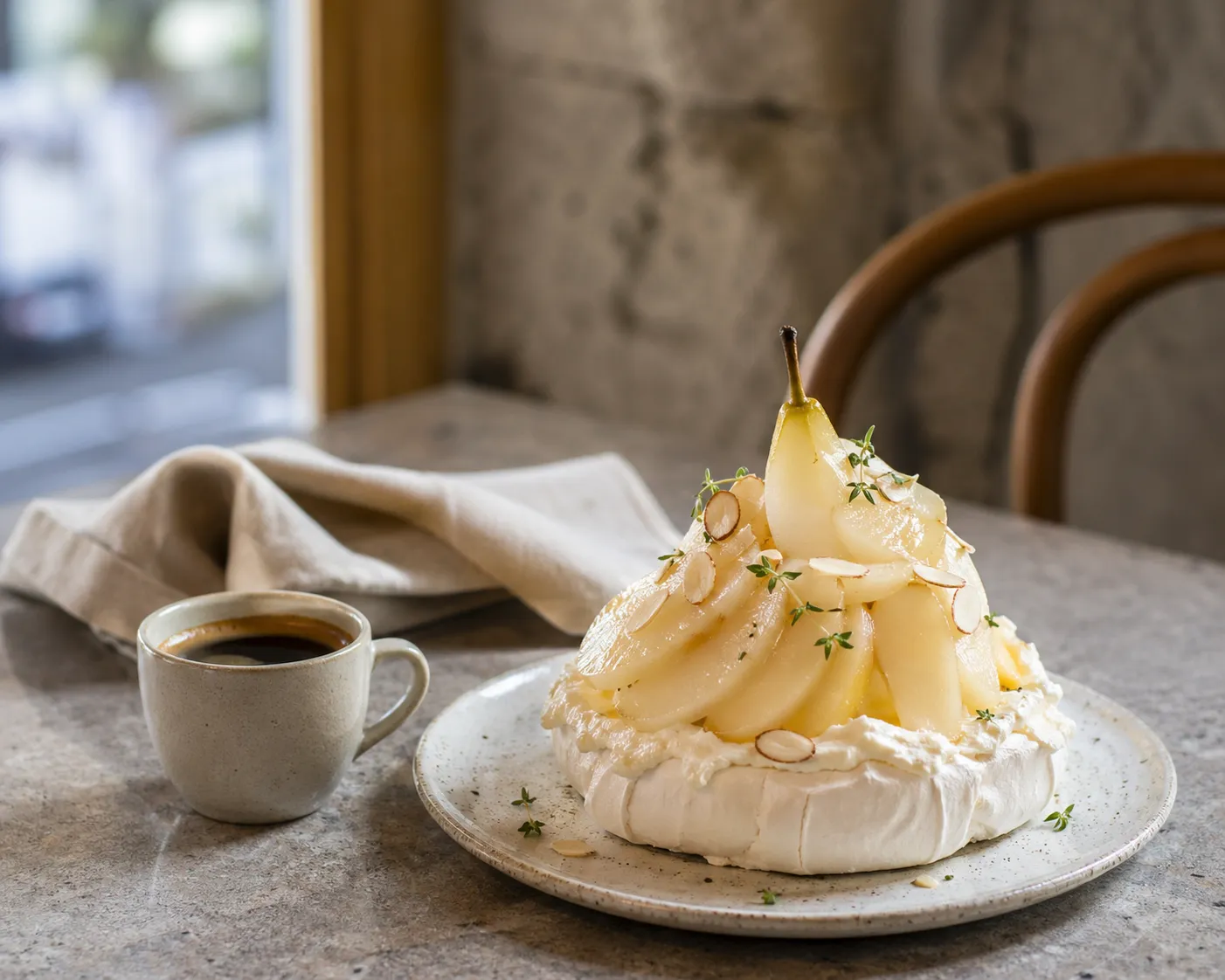 무수히 배 파블로바 Seoul cafe dessert trend