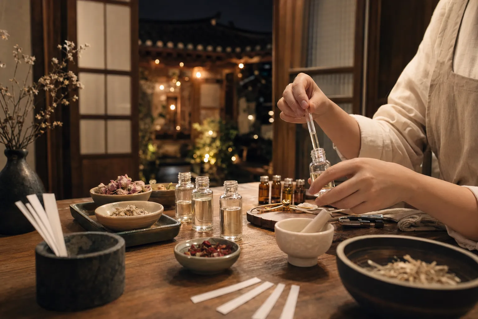 Namsangol Hanok Concert Chwihyang perfume experience in Seoul
