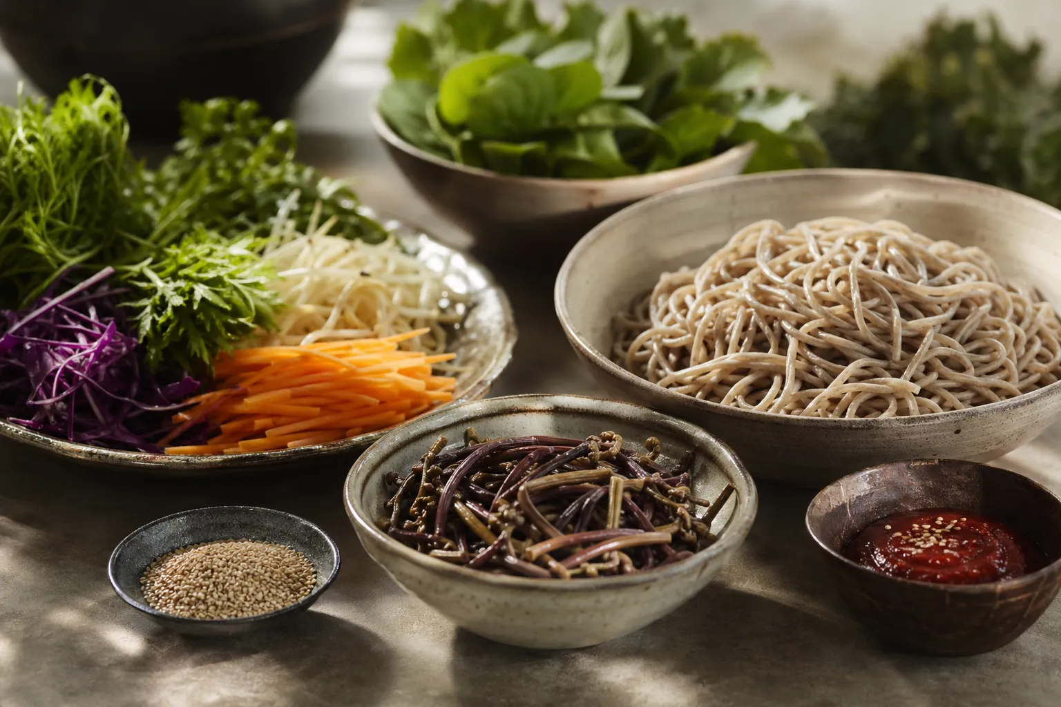 Gosari Express Sindang gosari bibim noodles vegan Seoul trend