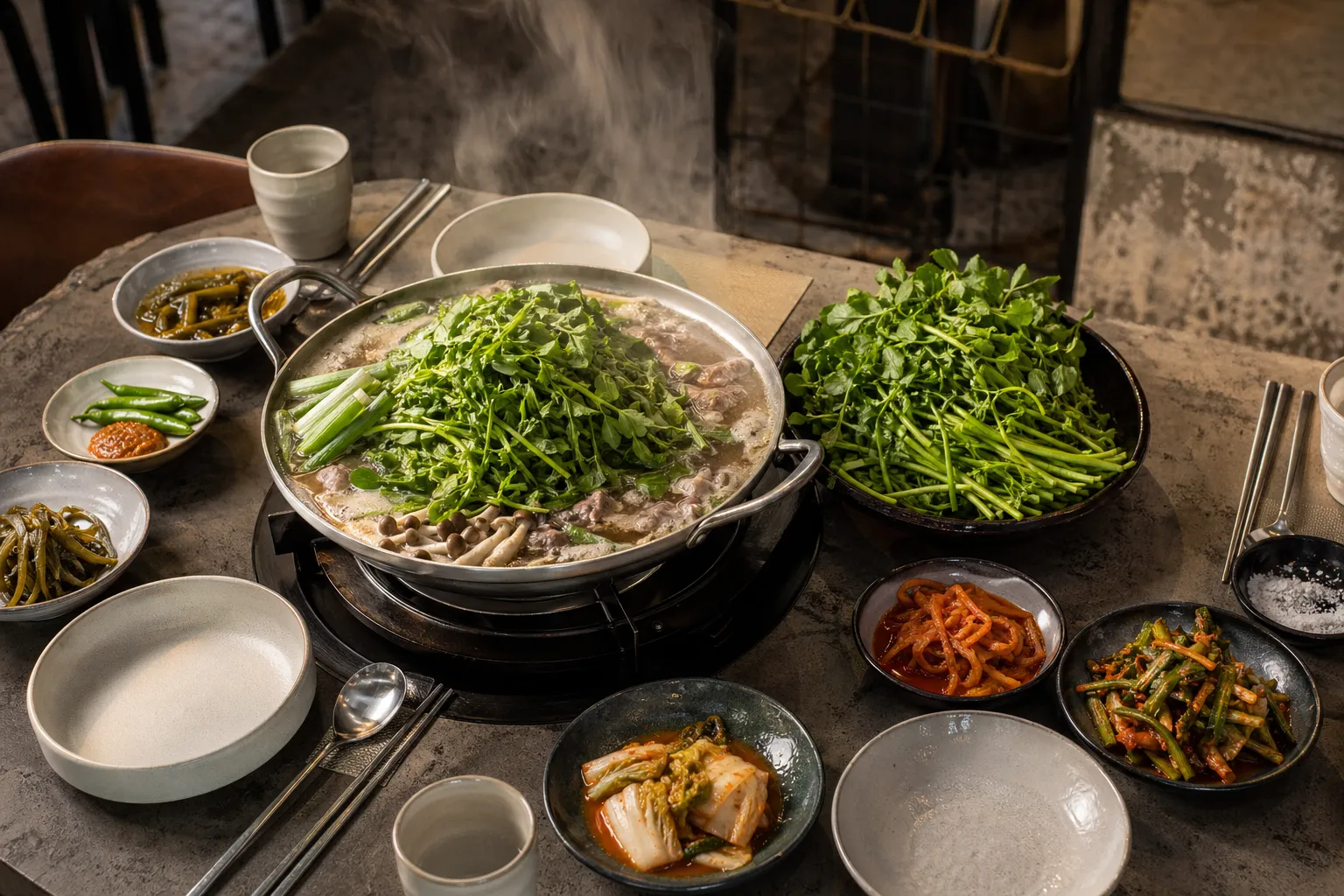 Neungdong Minari Seongsu waiting tips before dining