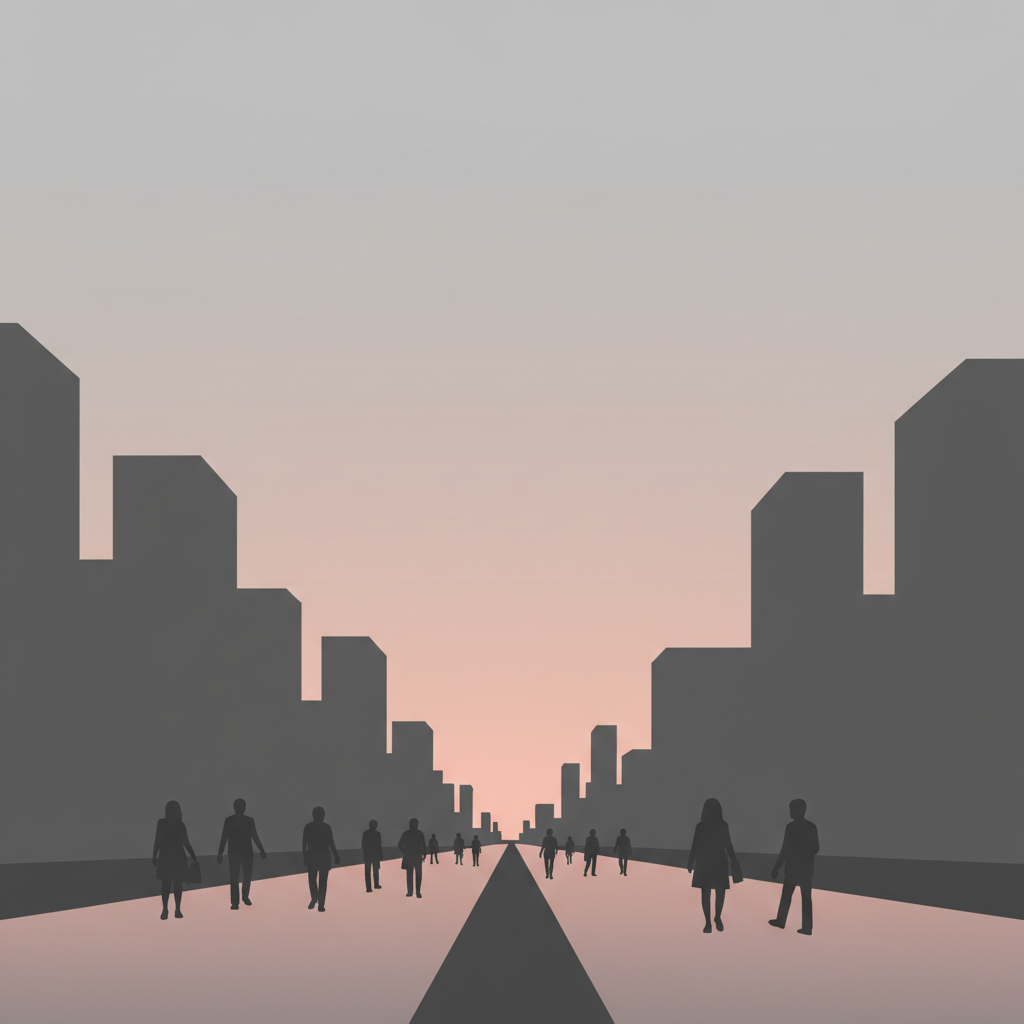 Supporting image of a Seoul street scene conveying the mood of the strike