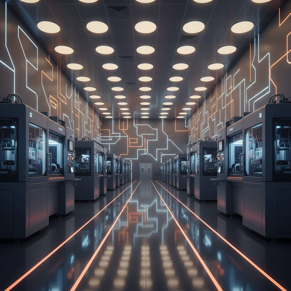 Supporting image conveying a high‑tech, innovative mood of SK Hynix's HBM4 development environment