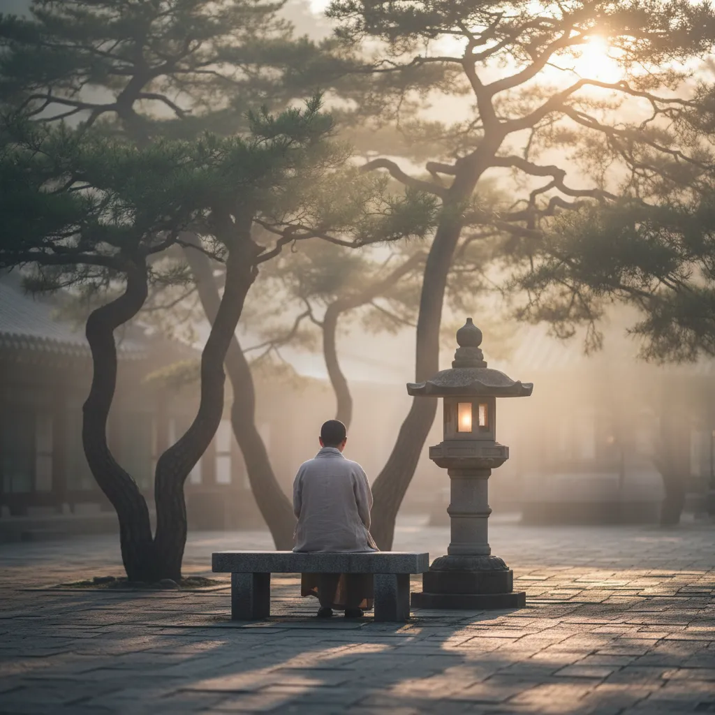 Supporting image conveying the rest and serenity aspect of Korea's 맛·멋·쉼 experience.