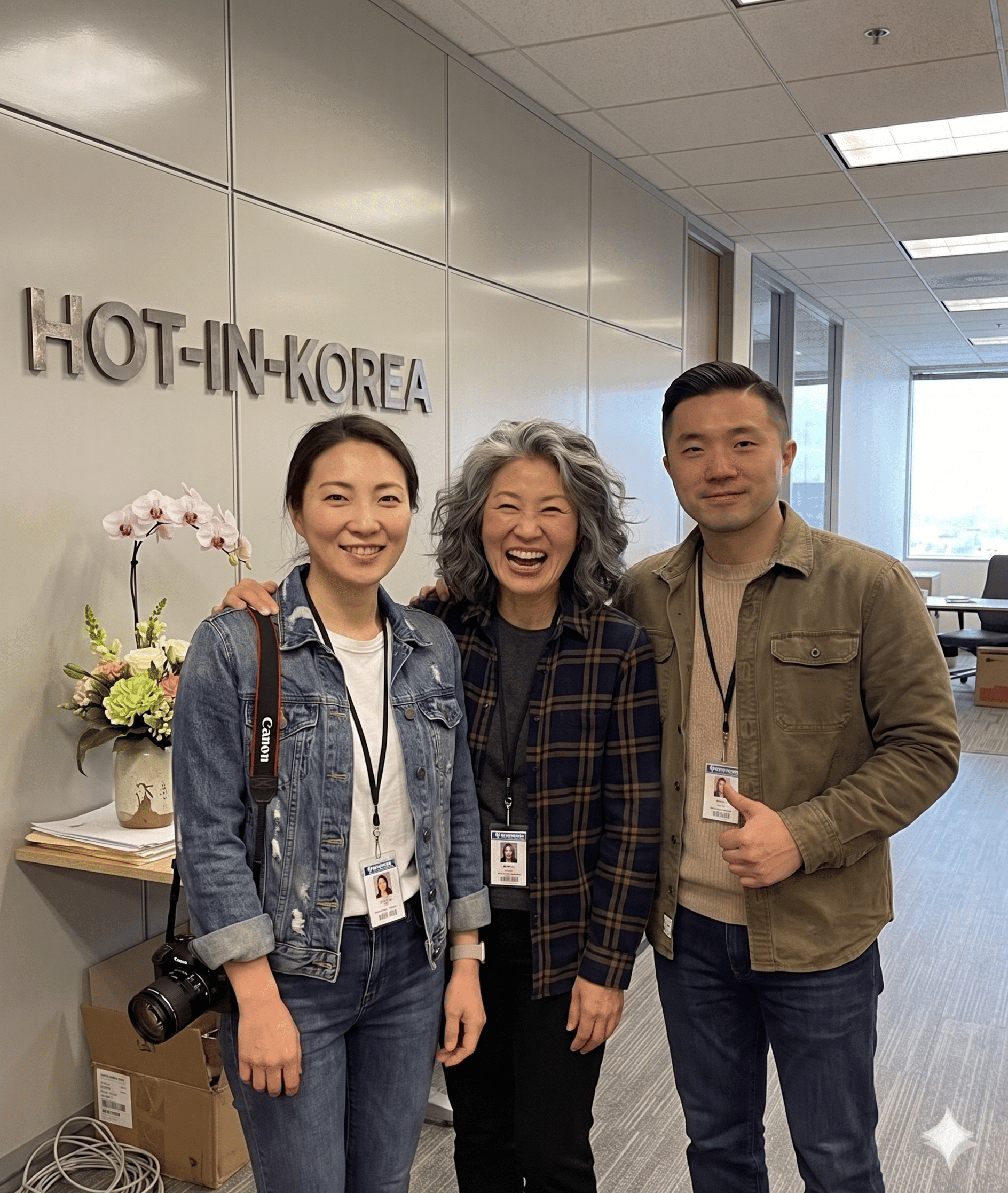 The founding team of HOT-IN-KOREA