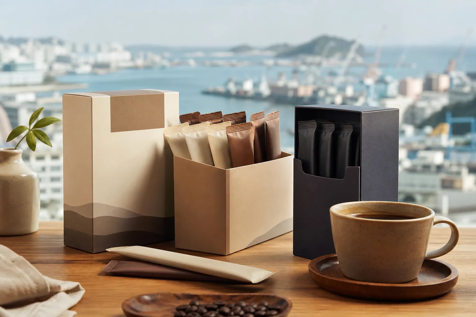 Momos Coffee Yeongdo Hometown Love Donation return gift program concept