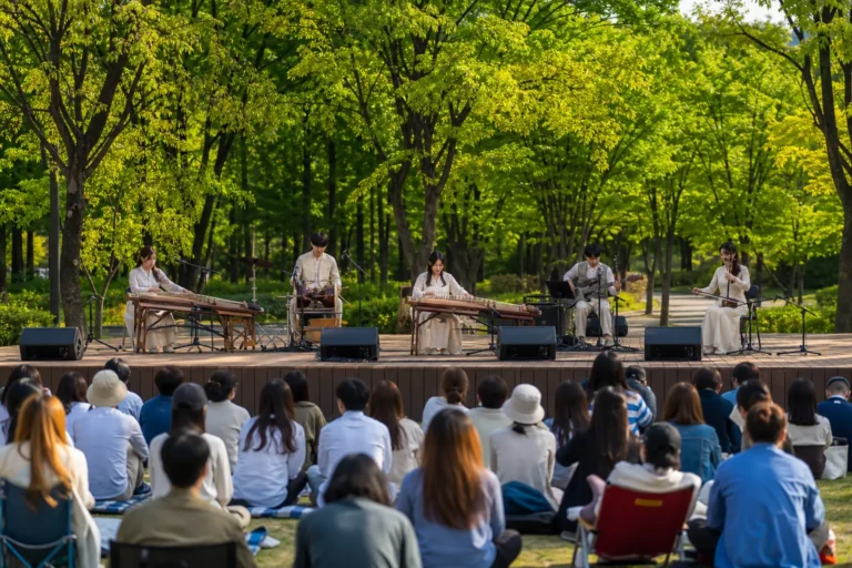 Seoul Forest Fusion Gugak Free Concert Guide May 5 Outdoor Stage Schedule stage concept