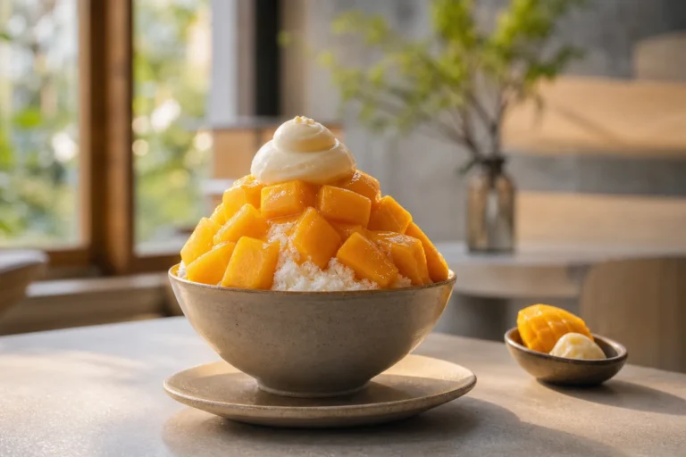 Seasony Fresh Mango Bingsu Price Seongsu mango bingsu