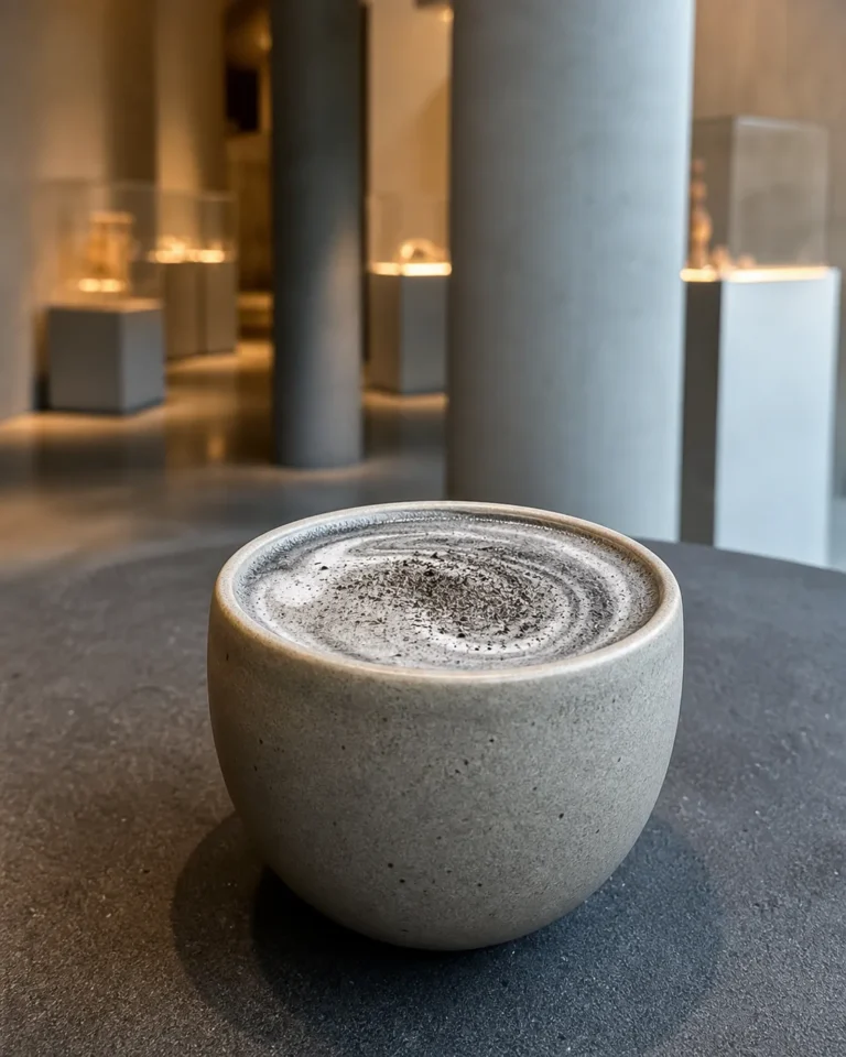 Gukjungbak Signature Latte Ediya black sesame latte museum favorite