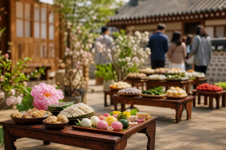 Namsangol Hanok Village Jujeonburi Monthly Soban May food market guide