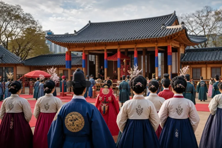 Unhyeongung Norakdang Guide 2026 Royal Wedding Reenactment stage concept
