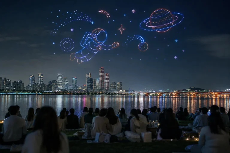 Jamsil Hangang Park Drone Show Guide Star Wars Seoul Drone Show on May 5 stage concept