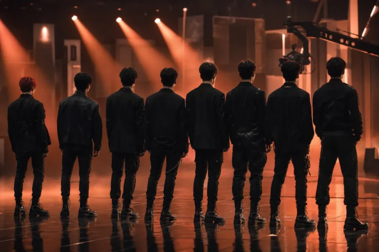 YUHZ Rush Rush Music Video Marks Official Debut With Orange Record Release stage concept