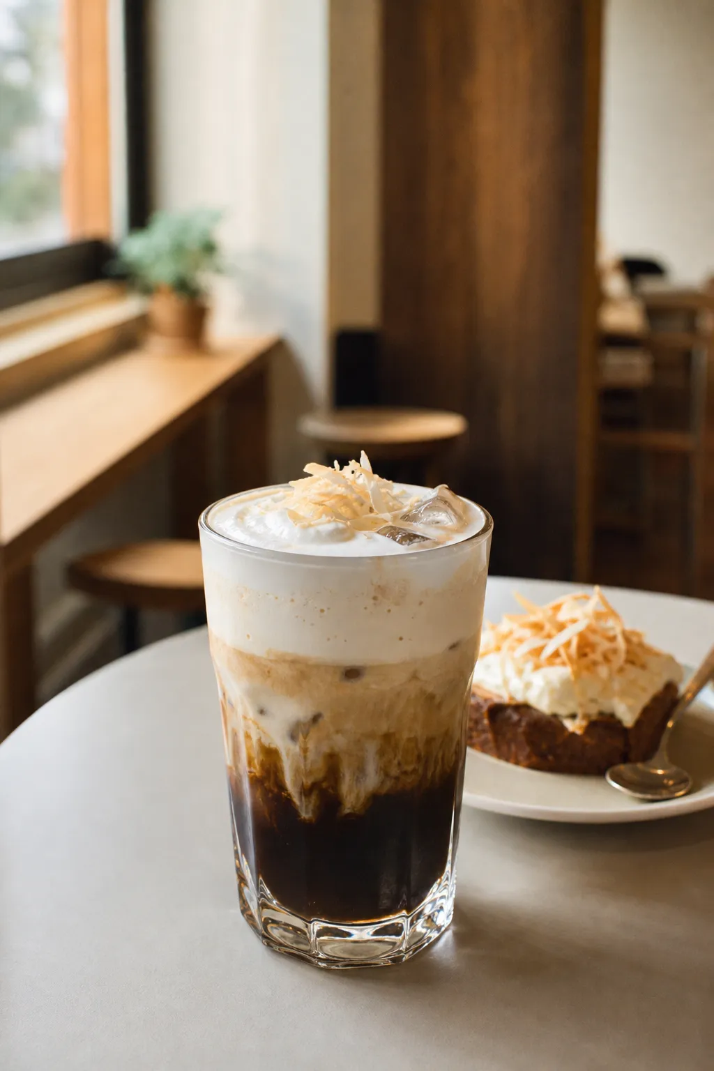 Mangwon Portrait Coffeebar Coconut Vienna Coffee near Mangwon Market