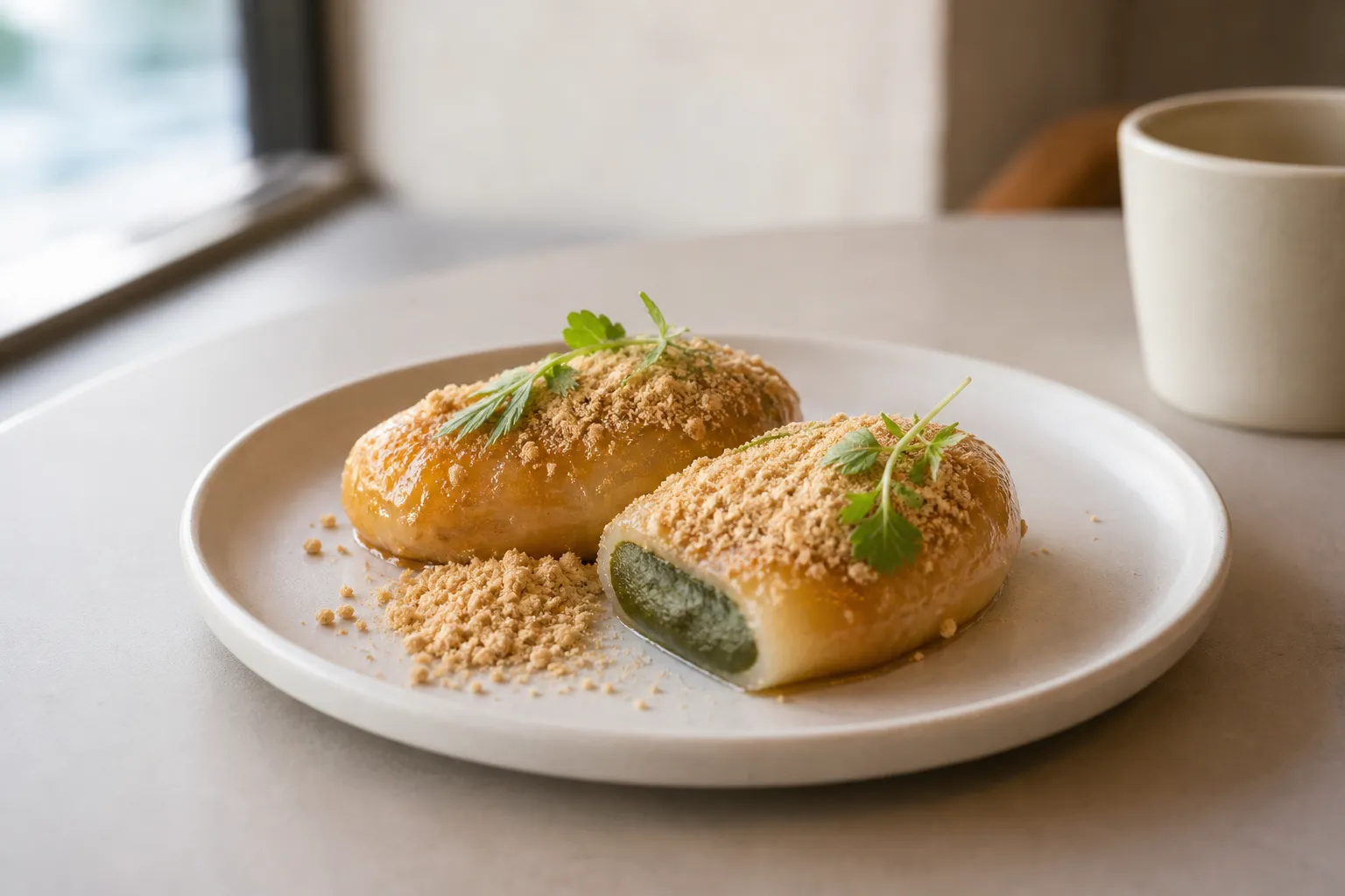 Jjuak Jjuak Mugwort Injeolmi Gaeseong Juak Seoul dessert trend