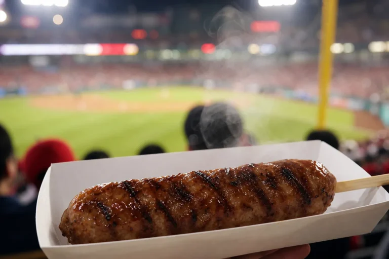 Songheonjip at Sajik Baseball Stadium tteokgalbi sausage concept