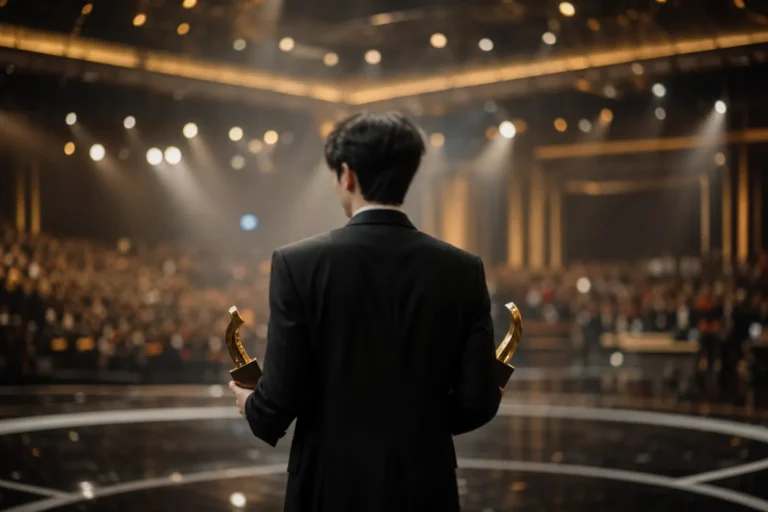 Park Ji-hoon Baeksang Film New Actor Award and Popularity Prize stage concept